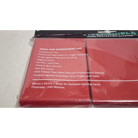 MASSIVE TITANSHIELD & DRAGON SHELD CARD PROTECTOR SLEEVE 500 PLUS NIP LOT - Picture 6 of 9